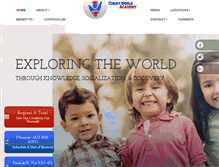 Tablet Screenshot of childsworldacademy.com